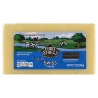 First Street Swiss Chunk Cheese - 12 Ounce